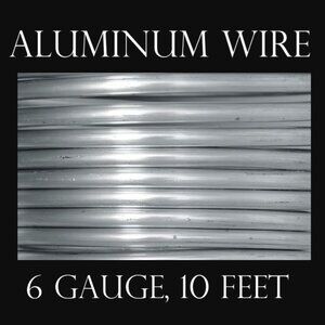 Aluminum Armature Wire Craft Art Supplies 6 Gauge 6 AWG 10 Feet Blick School